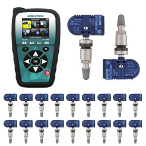 20-Pack TPMS Sensor w/ Aluminum Valve Stem + Programmer
