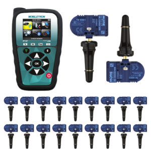 20-Pack TPMS Sensor w/ Rubber Valve Stem + Programmer