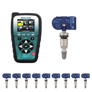 10-Pack TPMS Sensor w/ Aluminum Valve Stem + Programmer